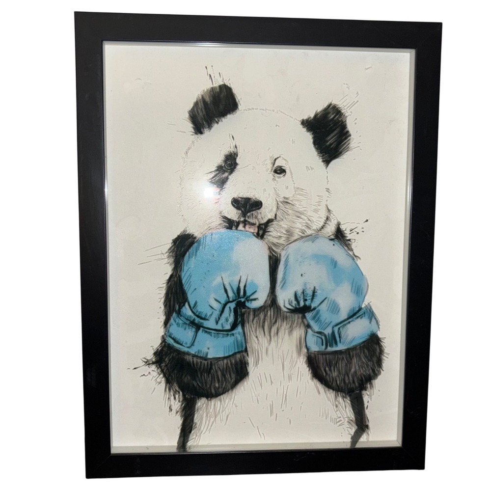 "The Winner" by Balazs Solti | Reverse Art Painting | Glass‎ Framed Art